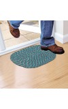 Home Beautiful                         Green Polyester Cotton Door Mat