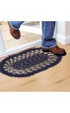 Home Beautiful                         Blue Polyester Door Mat