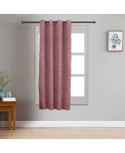 Home Beautiful                         5 ft. Wine Polyester Curtain