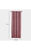 Home Beautiful 5 ft. Wine Polyester Curtain Home Beautiful 5 ft. Wine Polyester Curtain
