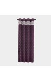 Home Beautiful                         5 ft. Dark Grey Polyester Curtain