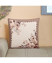 Home Beautiful                         Beige Polyester Cushion Cover