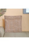 Home Beautiful                         Brown Polyester Cushion Cover