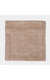 Home Beautiful                         Brown Polyester Cushion Cover