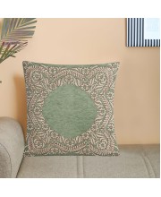 Home Beautiful                         Green Polyester Cushion Cover