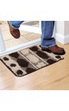 Home Beautiful                         Anti-Skid Brown Polyester Door Mat