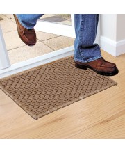 Home Beautiful                         Anti-Skid Beige Polypropylene Door Mat