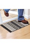 Home Beautiful                         Anti-Skid Grey Polyester Door Mat