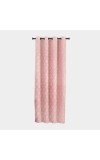Home Beautiful                         5 ft. Pink Polyester Curtain