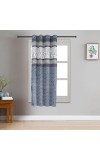 Home Beautiful 5 ft. Blue Polyester Curtain Home Beautiful 5 ft. Blue Polyester Curtain