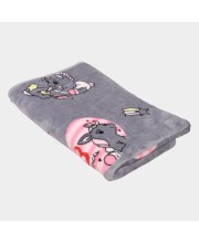 Home Beautiful                         Grey Polymide Baby Towel