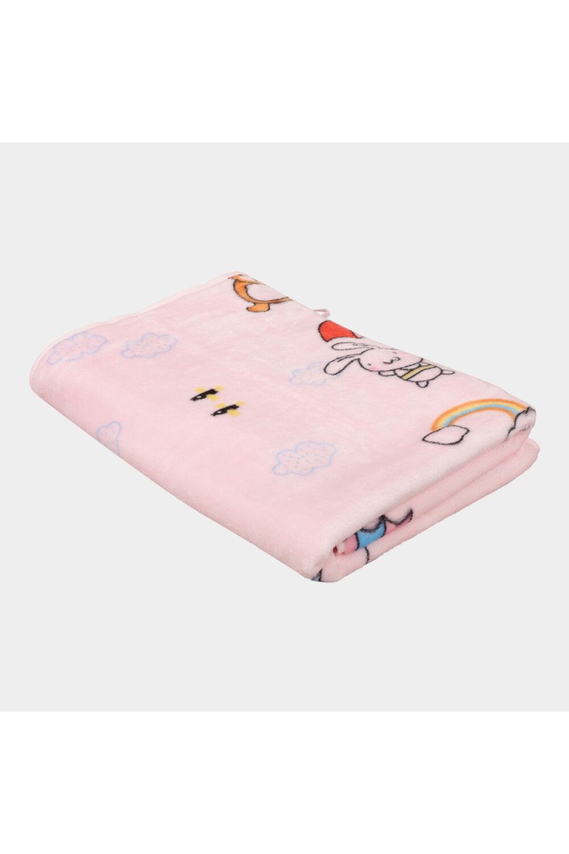 Home Beautiful                         Pink Polymide Baby Towel
