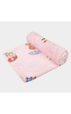 Home Beautiful                         Pink Polymide Baby Towel