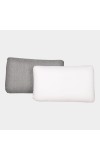 Home Beautiful White|Grey Memory Foam Cushion Set of 2 Home Beautiful White|Grey Memory Foam Cushion Set of 2
