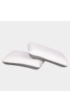 Home Beautiful White|Grey Memory Foam Cushion Set of 2 Home Beautiful White|Grey Memory Foam Cushion Set of 2