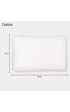 Home Beautiful White|Grey Memory Foam Cushion Set of 2 Home Beautiful White|Grey Memory Foam Cushion Set of 2