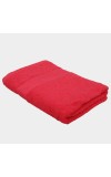 Home Beautiful                         250 GSM Red Cotton Bath Towel