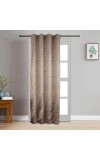 Home Beautiful 7ft. Chocolate Brown Blackout Eyelet Curtains Home Beautiful 7ft. Chocolate Brown Blackout Eyelet Curtains