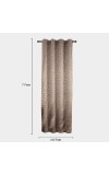 Home Beautiful 7ft. Chocolate Brown Blackout Eyelet Curtains Home Beautiful 7ft. Chocolate Brown Blackout Eyelet Curtains