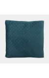Home Beautiful                         Teal Blue Polyester Cushion Cover