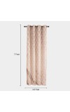 Home Beautiful 7ft. Peach Curtain Home Beautiful 7ft. Peach Curtain