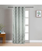 Home Beautiful                         7ft. Green Curtain