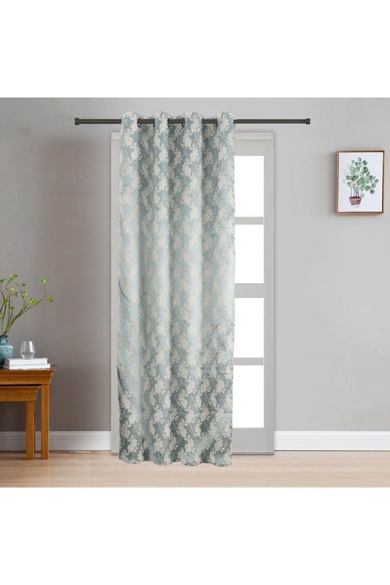 Home Beautiful                         7ft. Green Curtain