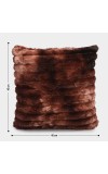 Home Beautiful                         Brown Polyester Cushion
