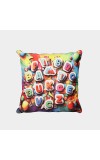 Home Beautiful Multicolour Polyester Cushion Home Beautiful Multicolour Polyester Cushion