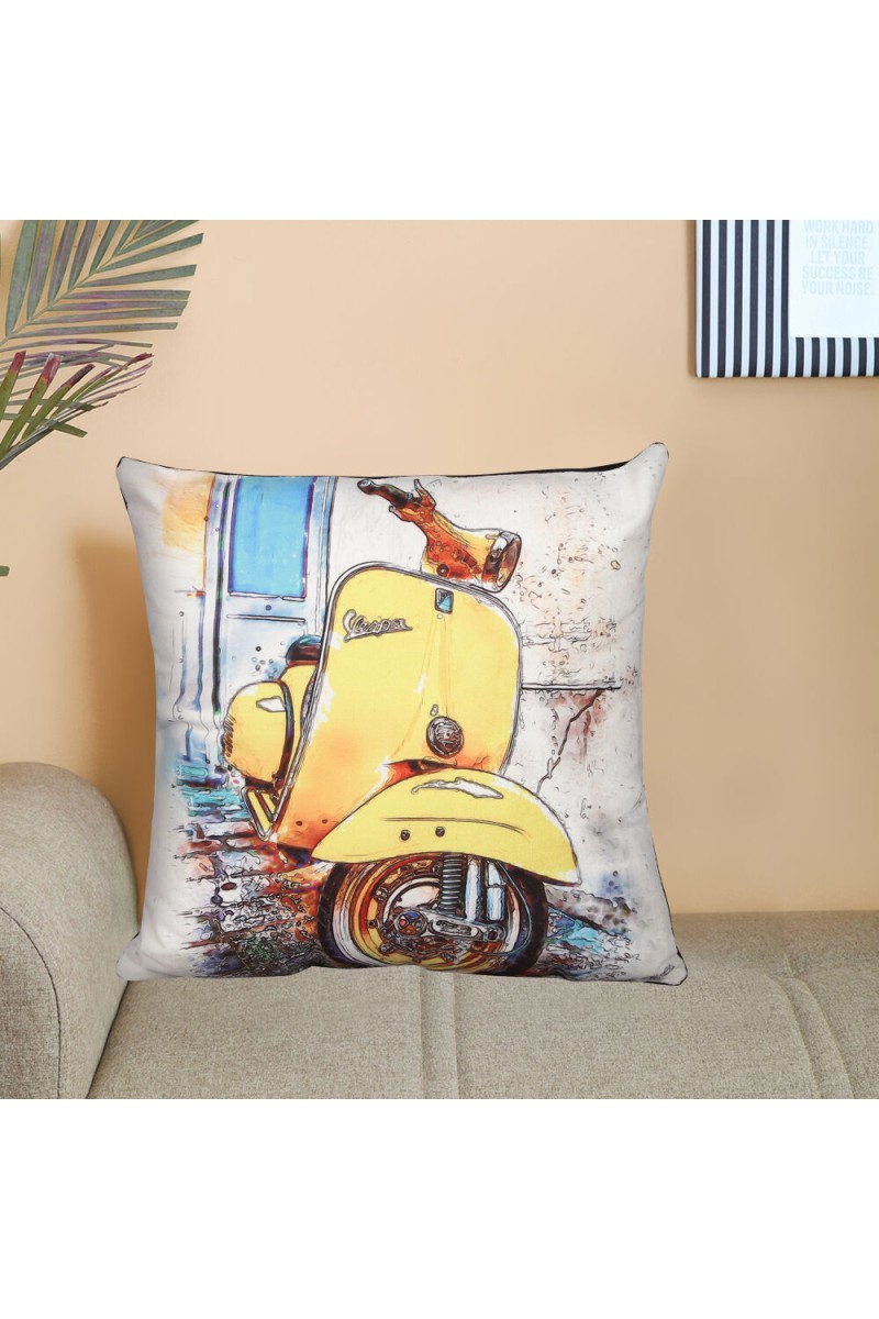 Home Beautiful                         Multicolour Polyester Cushion