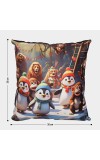Home Beautiful                         Multicolour Polyester Cushion