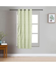 Home Beautiful                         5ft. Light Green Polyester Curtain