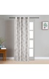 Home Beautiful 7ft. Light Grey Polyester Curtain Home Beautiful 7ft. Light Grey Polyester Curtain