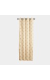 Home Beautiful 7ft. Beige Printed Eyelet Window Curtains Home Beautiful 7ft. Beige Printed Eyelet Window Curtains
