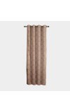 Home Beautiful 7ft. Brown Printed Eyelet Curtains Home Beautiful 7ft. Brown Printed Eyelet Curtains