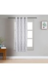 Home Beautiful 5ft. Light Grey Polyester Curtain Home Beautiful 5ft. Light Grey Polyester Curtain