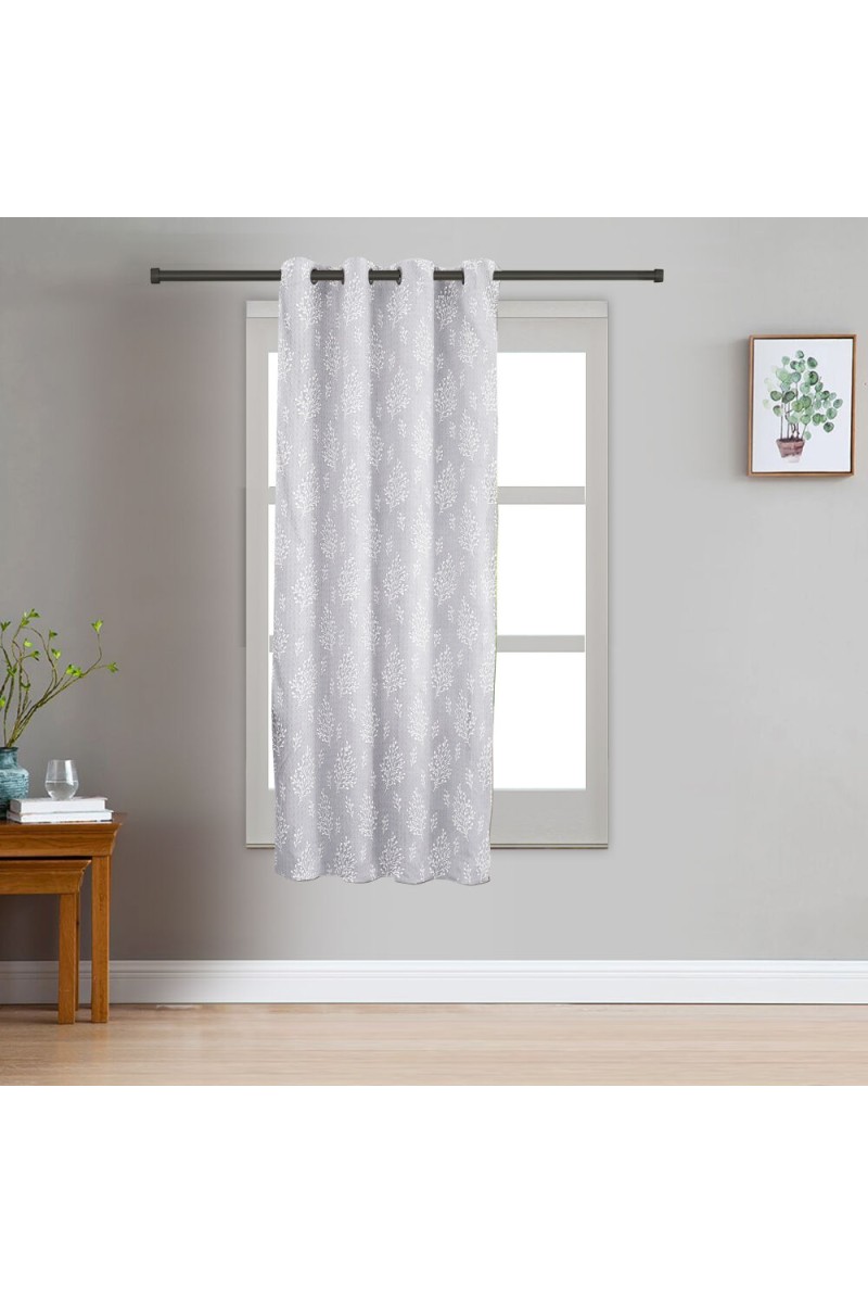 Home Beautiful                         5ft. Light Grey Polyester Curtain