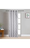 Home Beautiful                         7ft. Light Grey Polyester Curtain