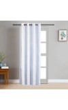 Home Beautiful                         7ft. Light Blue Polyester Curtain