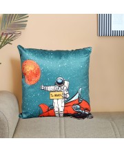 Home Beautiful                         Blue Polyester Cushion