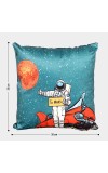 Home Beautiful                         Blue Polyester Cushion