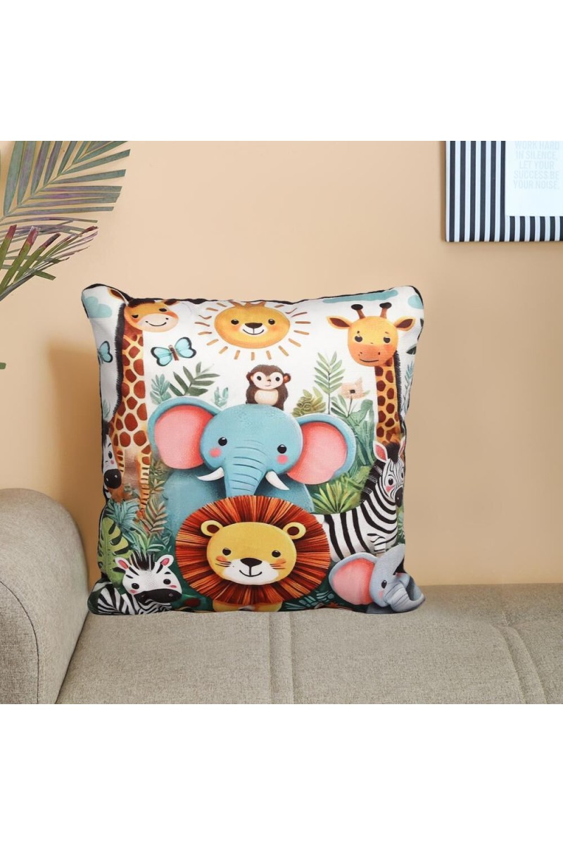 Home Beautiful                         Multicolour Polyester Cushion