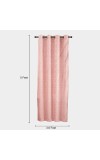 Home Beautiful Pink Polyester Curtain Home Beautiful Pink Polyester Curtain