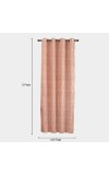 Home Beautiful                         Brown Polyester Curtain