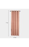 Home Beautiful                         Brown Polyester Curtain
