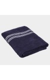 Home Beautiful                         350 GSM Navy Blue Cotton Bath Towel