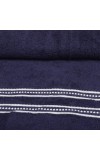 Home Beautiful                         350 GSM Navy Blue Cotton Bath Towel