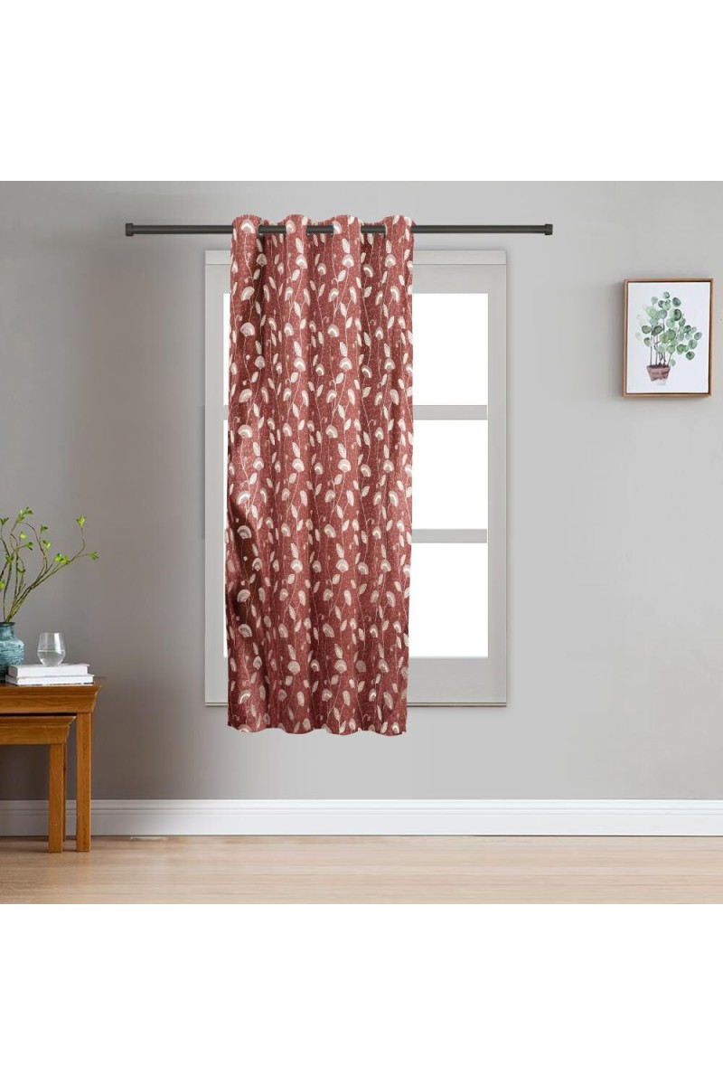 Home Beautiful                         5ft. Maroon Polyester Curtain