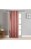 Home Beautiful 7ft. Maroon Polyester Curtain Home Beautiful 7ft. Maroon Polyester Curtain