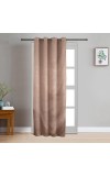 Home Beautiful                         7ft. Pink Polyester Curtain